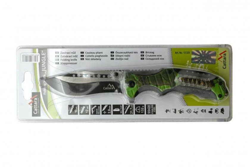 Vouwmes Cattara Jungle 21,7cm