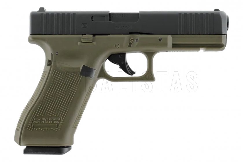 Luchtpistool Umarex Glock 17 Gen5 BlowBack Battlefield Green 4,5mm