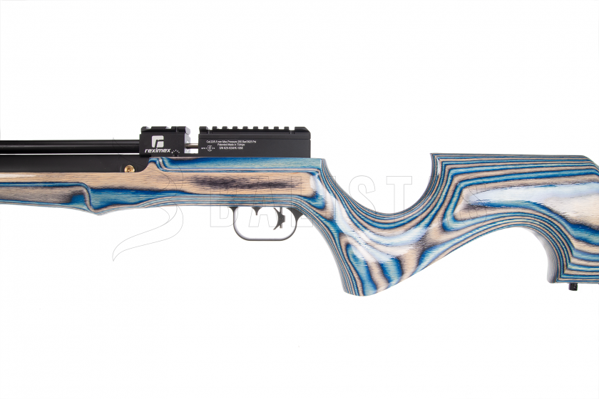 Luchtdrukgeweer Reximex Lyra blue/grey lamino 5,5mm