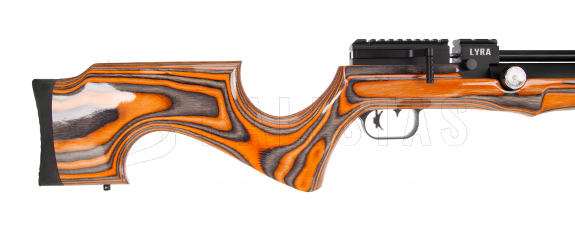 Luchtdrukgeweer Reximex Lyra oranje/grijs lamino 5,5mm