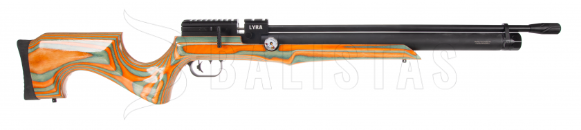 Luchtbuks Reximex Lyra orange/green lamino 5,5mm