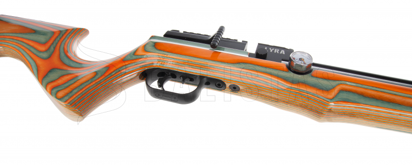 Luchtbuks Reximex Lyra orange/green lamino 5,5mm
