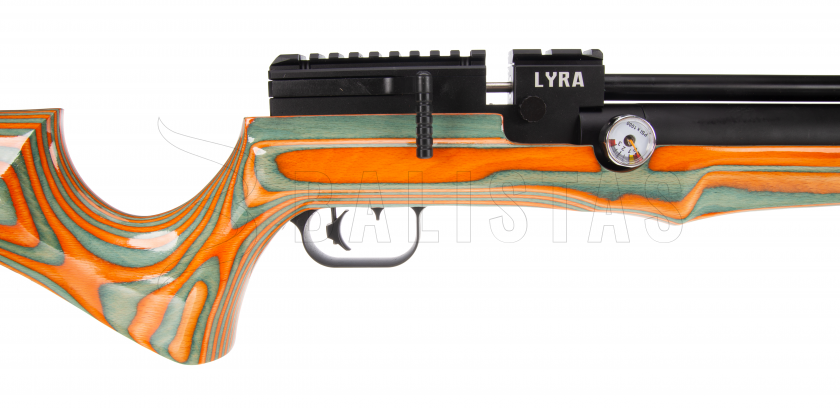 Luchtbuks Reximex Lyra orange/green lamino 5,5mm