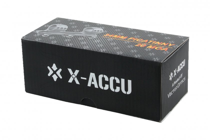 Montage Vector Optics X-ACCU 20 MOA eenstuk 22mm/30mm hoog