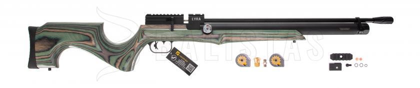 Luchtbuks Reximex Lyra green/grey lamino 5,5mm