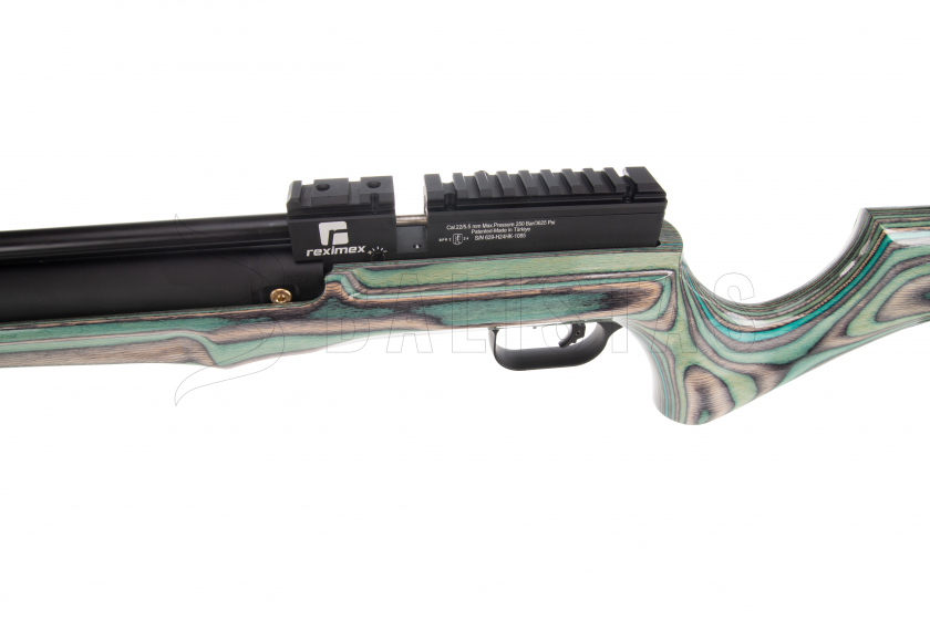 Luchtbuks Reximex Lyra green/grey lamino 5,5mm