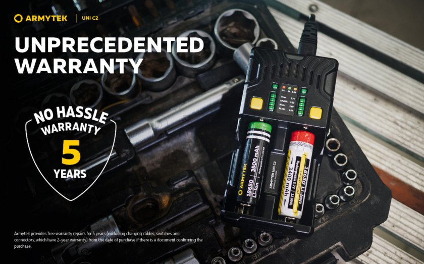Lader Armytek UNI C2 plug type C
