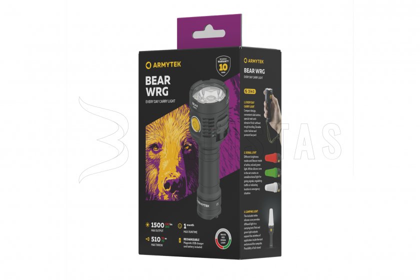 Multifunctionele zaklamp Armytek Bear WRG
