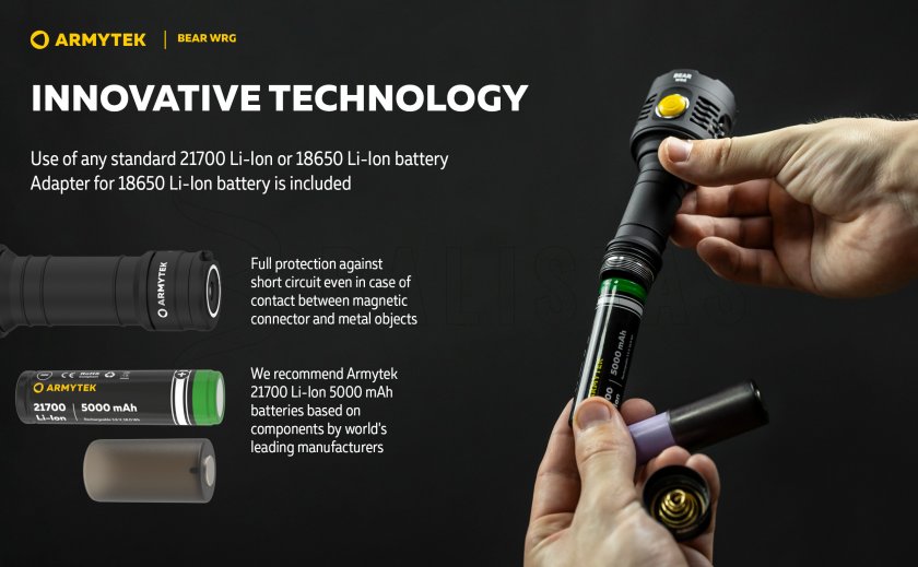 Multifunctionele zaklamp Armytek Bear WRG