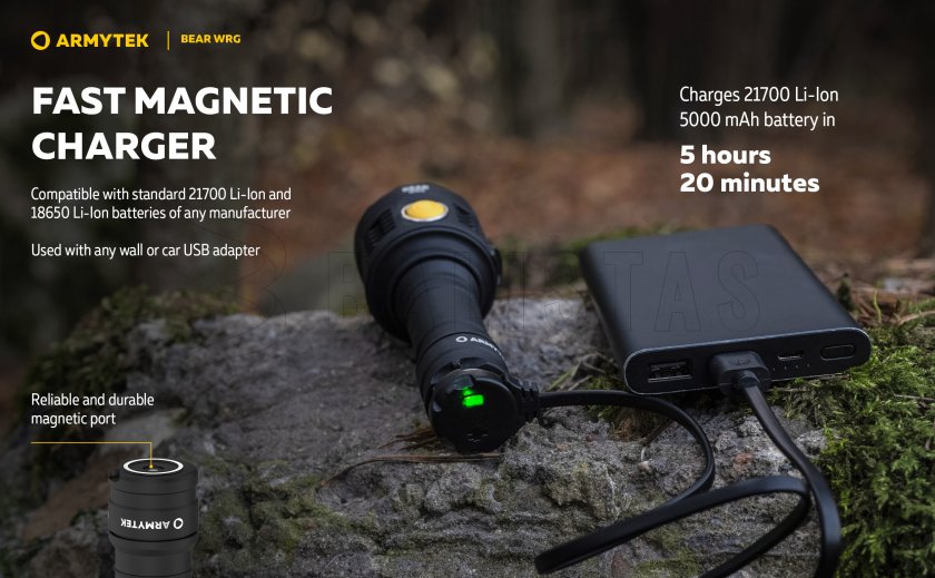 Multifunctionele zaklamp Armytek Bear WRG