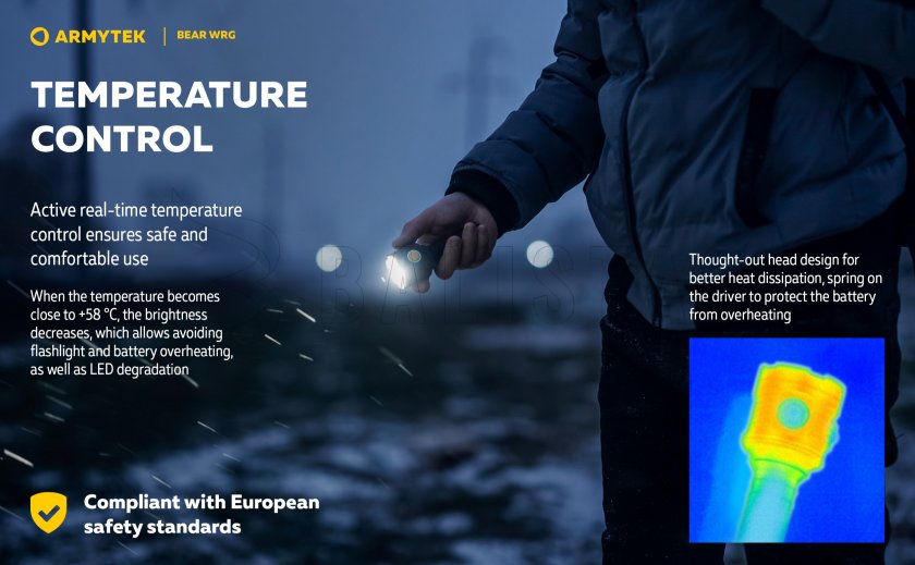 Multifunctionele zaklamp Armytek Bear WRG