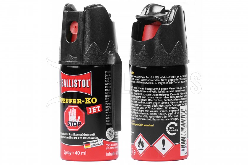 Verdedigingsspray Ballistol KO JET 40ml
