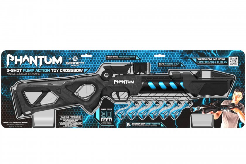 Kruisboog voor zuigpijlen Barnett Phantum Black/Blue