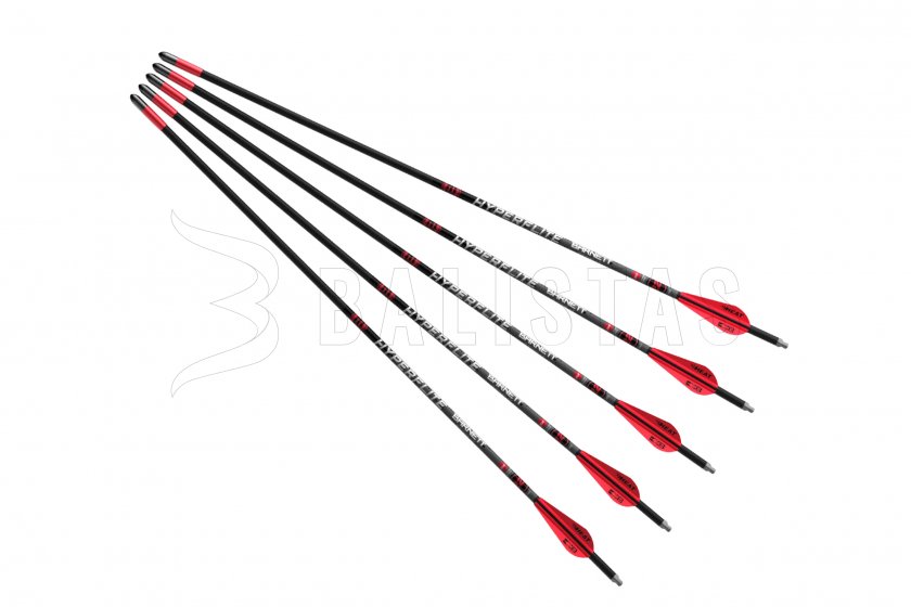 Set pijlen Barnett HyperFlite red/white 22" 5ks