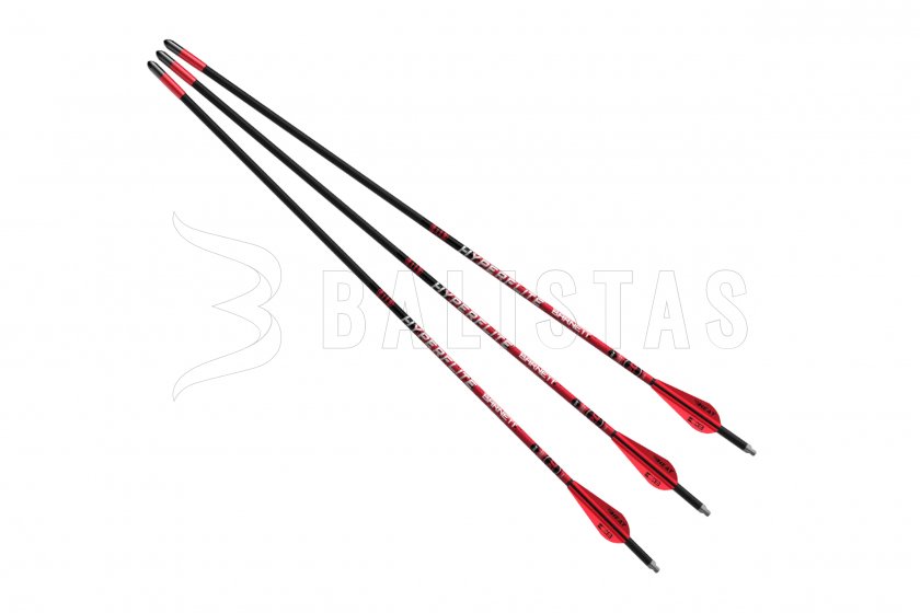 Set pijlen Barnett HyperFlite red/white 20" 3ks
