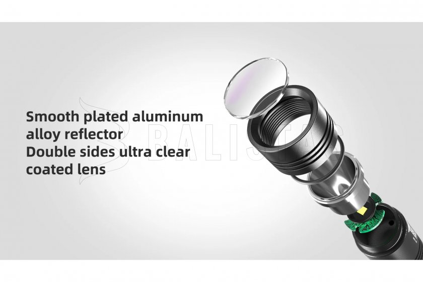 Zaklamp Wuben L50 zwart