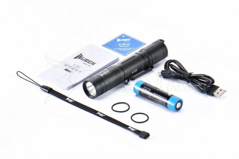 Zaklamp Wuben L50 zwart