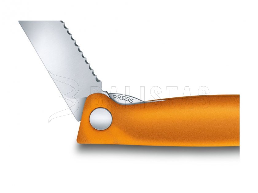 Vouwmes voor groenten Victorinox gekarteld lemmet Oranje