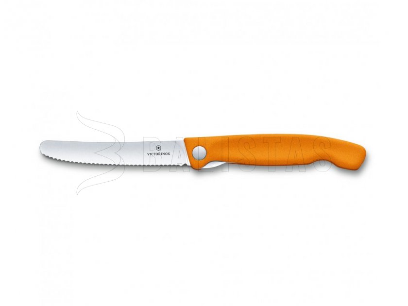 Vouwmes voor groenten Victorinox gekarteld lemmet Oranje