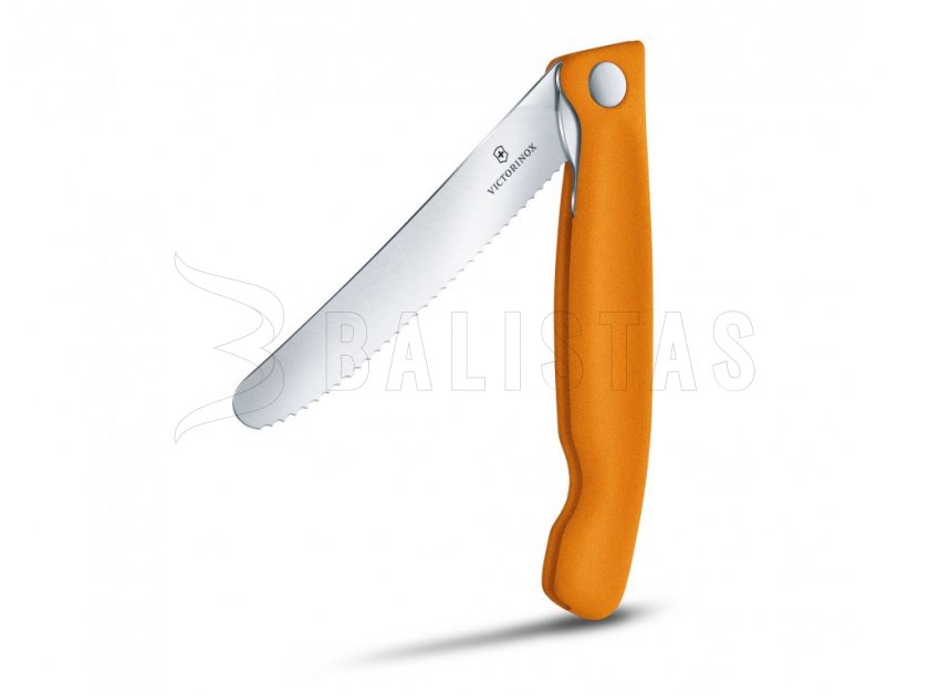 Vouwmes voor groenten Victorinox gekarteld lemmet Oranje