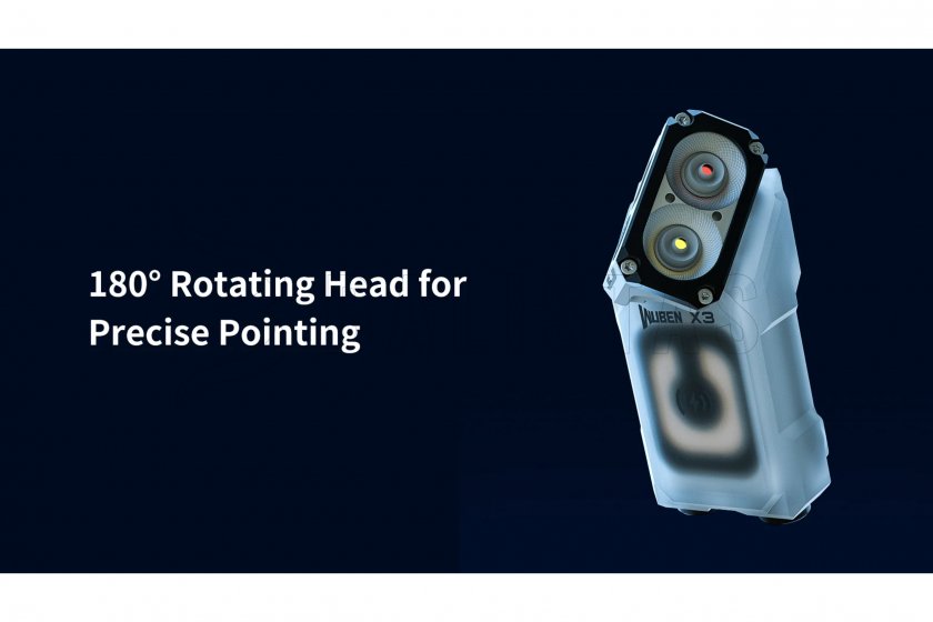 Zaklamp Wuben X3 wit