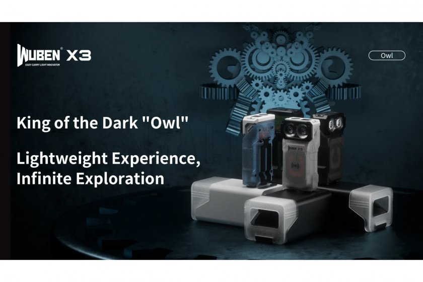 Zaklamp Wuben X3 wit