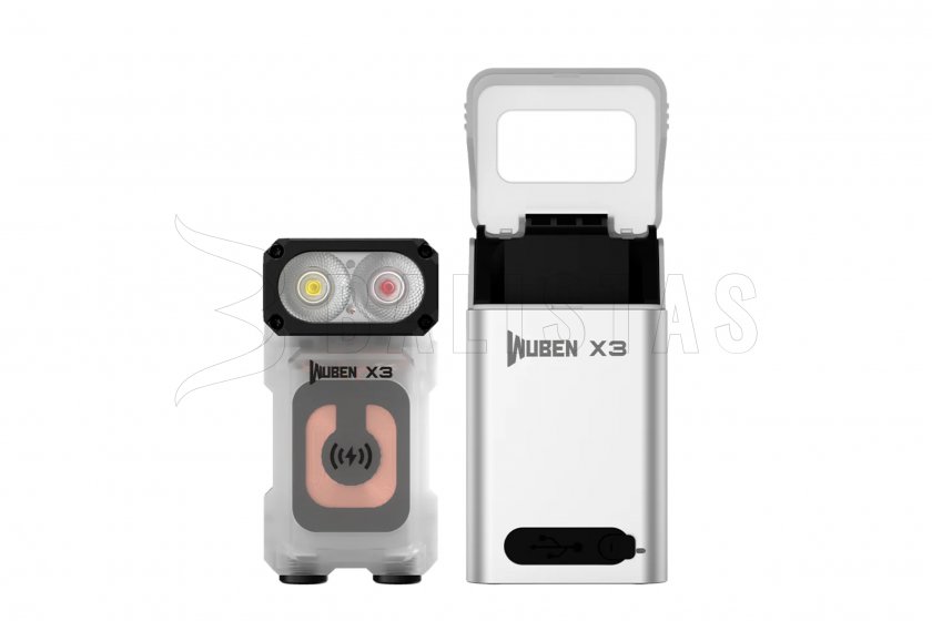 Zaklamp Wuben X3 wit