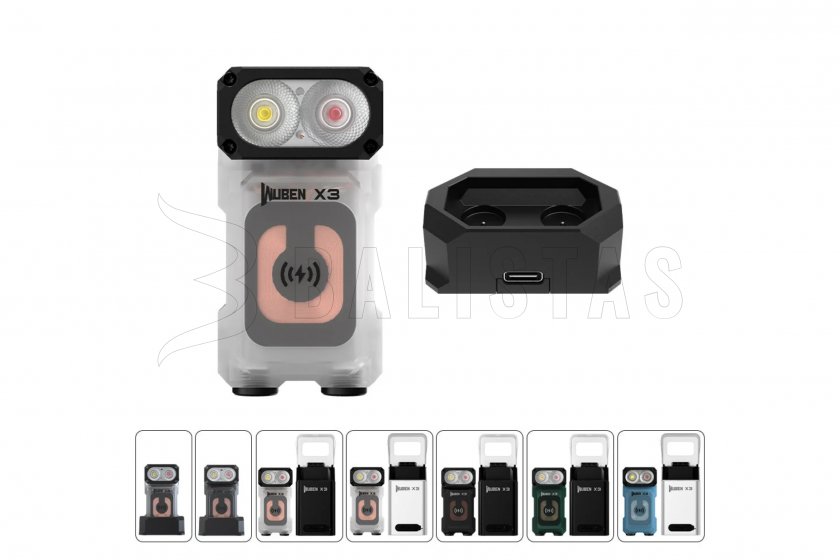 Zaklamp Wuben X3 wit