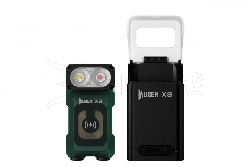 Zaklamp Wuben X3 groen