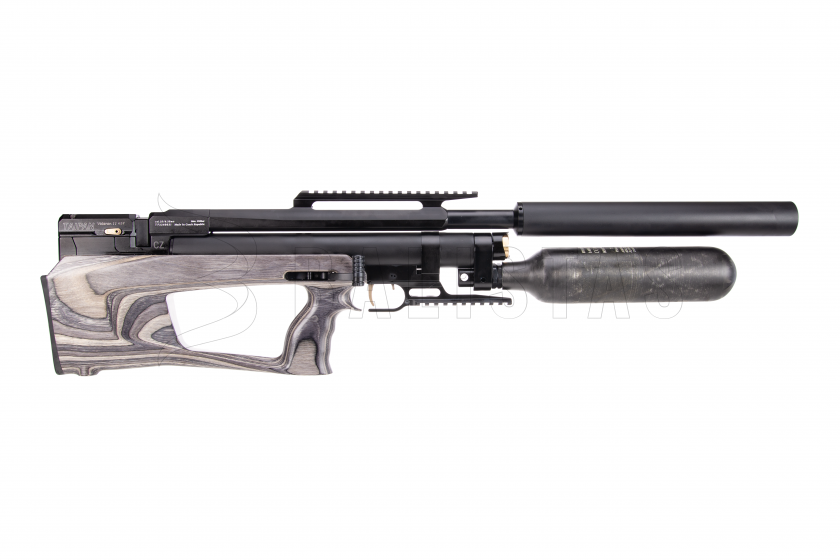Luchtbuks Taipan Veteran II TAC 550mm 6,35mm Tactical Laminate Grey