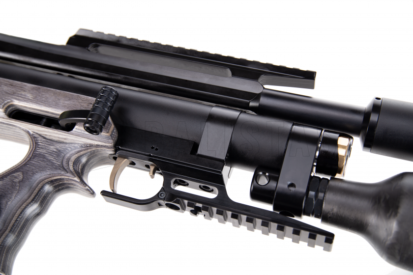 Luchtbuks Taipan Veteran II TAC 550mm 6,35mm Tactical Laminate Grey