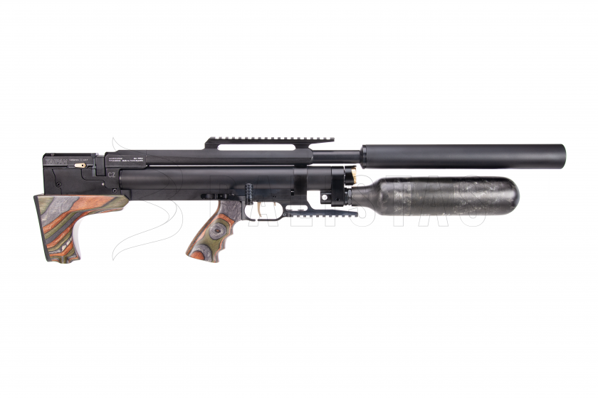 Luchtdrukgeweer Taipan Veteran II TAC 550mm 6,35mm Laminate Forest