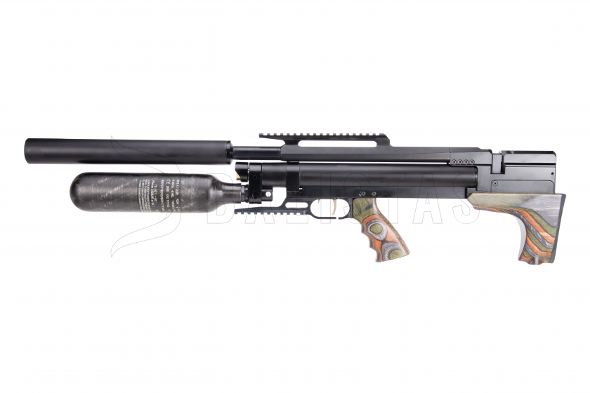 Luchtdrukgeweer Taipan Veteran II TAC 550mm 6,35mm Laminate Forest