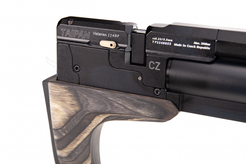 Luchtbuks Taipan Veteran II TAC 550mm 6,35mm Laminate Grey