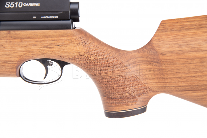 Luchtbuks Air Arms S510 4,5mm Walnoot Links