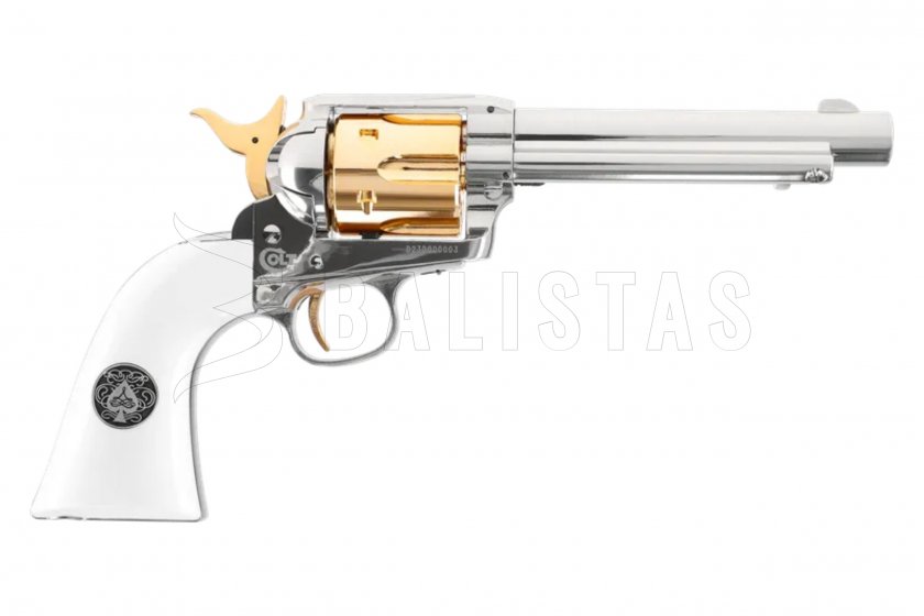 Luchtrevolver Colt SAA .45 Diabolo Smoke Wagon 4,5mm