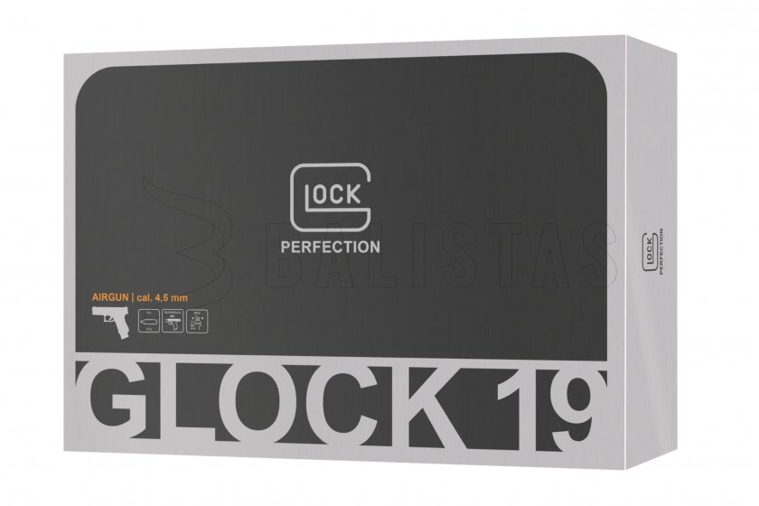 Luchtdrukpistool Umarex Glock 19 Gen5 BlowBack MOS BB 4,5mm Black