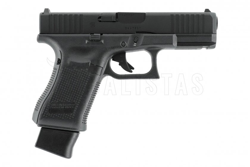 Luchtdrukpistool Umarex Glock 19 Gen5 BlowBack MOS BB 4,5mm Black