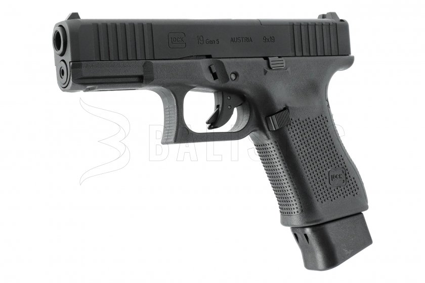 Luchtdrukpistool Umarex Glock 19 Gen5 BlowBack MOS BB 4,5mm Black