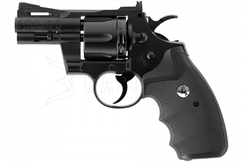 Luchtrevolver Colt Python 2,5" zwart DIABOLO/BB