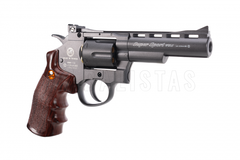 Luchtrevolver Bruni Super Sport 701 zwart 4,5mm