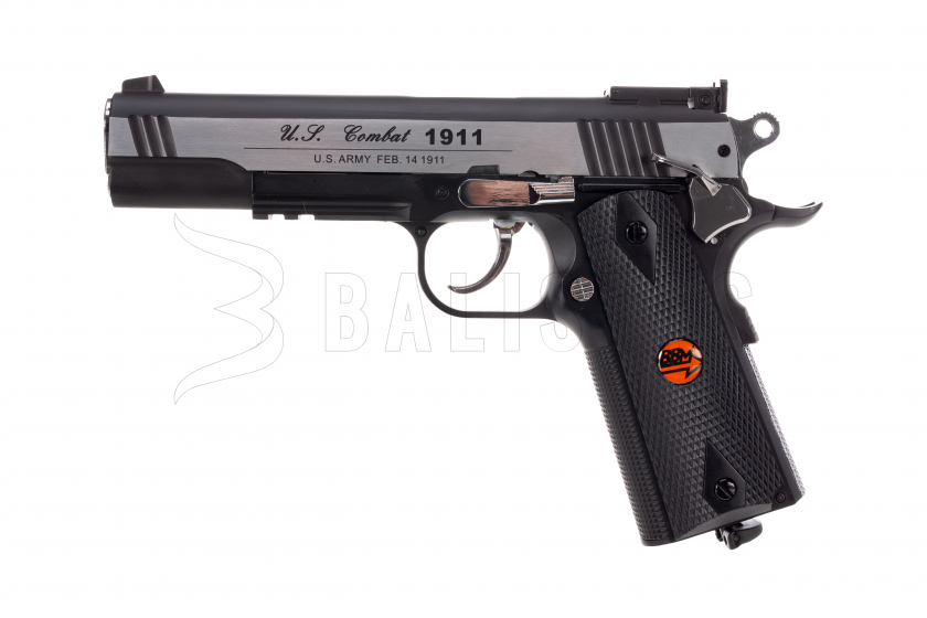 Luchtpistool Bruni US Combat 1911 M zilver