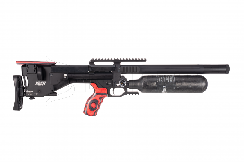Luchtbuks AirMaks Krait L 5,5mm Red Lamino