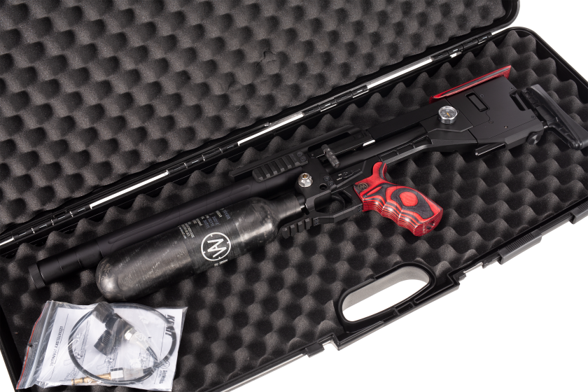 Luchtbuks AirMaks Krait L 5,5mm Red Lamino