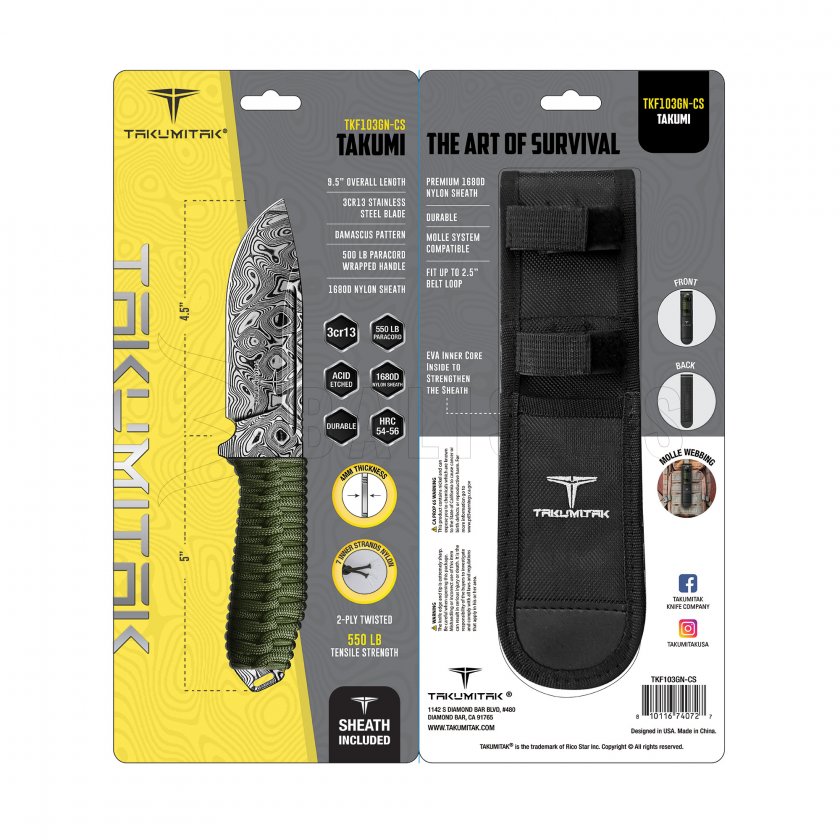 Mes Takumitak Takumi TKF103GN-CS