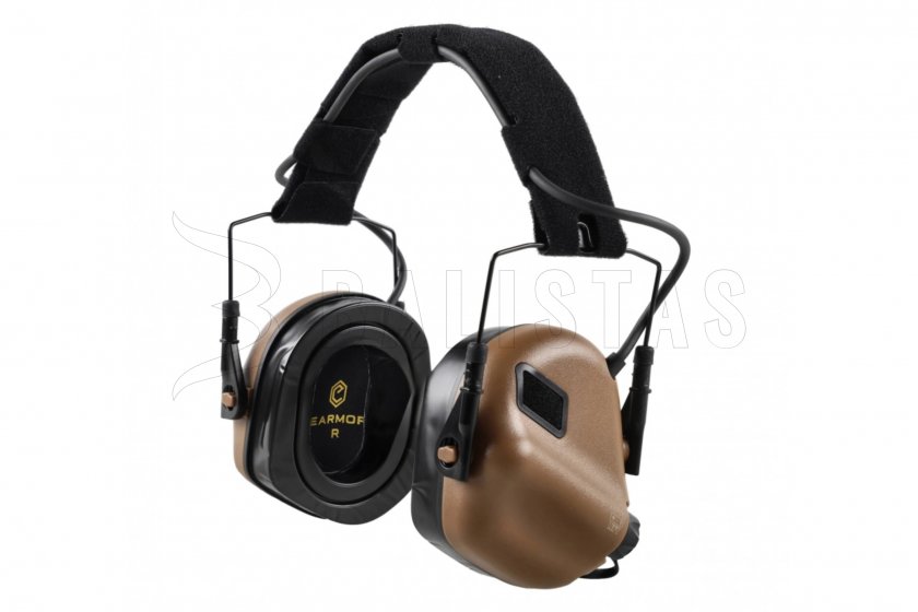 Koptelefoon Earmor M31-CB PLUS actief bruin