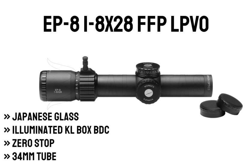 Richtkijker Arken EP-8 1-8X28 FFP KL BOX MOA