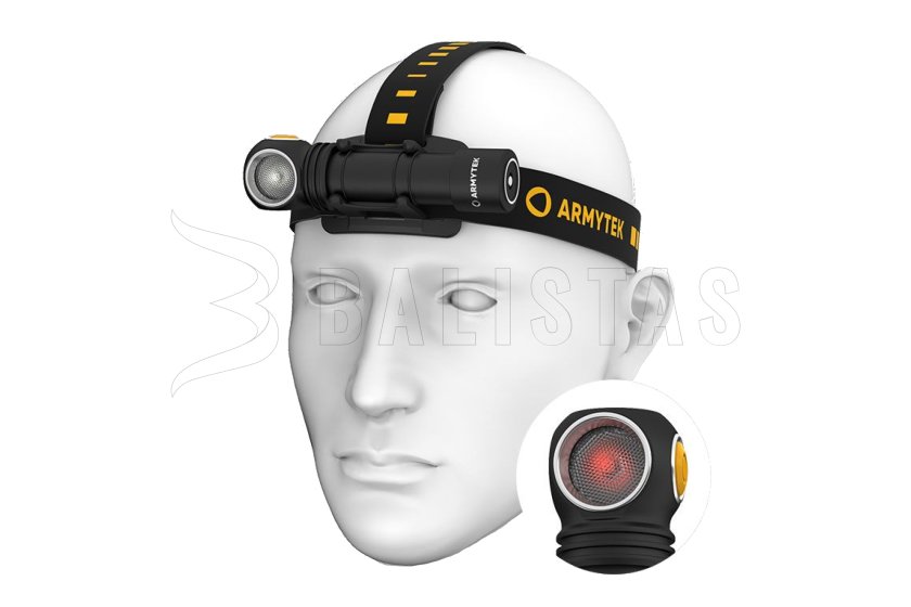 Multifunctionele zaklamp Armytek Wizard C2 WR USB wit/rood licht