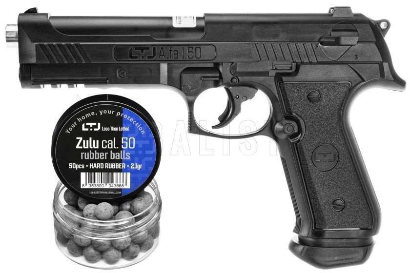 RAM pistool Chiappa LTL Alfa 1.50 14J Black SET