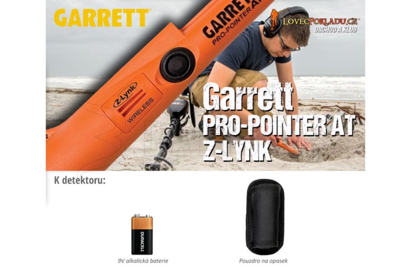 Handmatige pinpoint metaaldetector Garrett Pro Pointer AT Z-Lynk